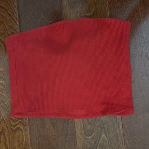 red tube top new condition worn once